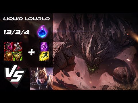 Team Liquid Lourlo TOP Malphite vs Quinn - NA Challenger Patch 14.13