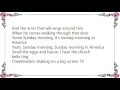 Keith Anderson - Sunday Morning in America Lyrics