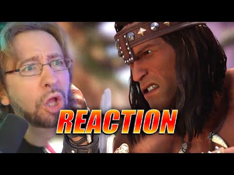 MAX REACTS: Is that TUSK?! Conan - Mortal Kombat 1