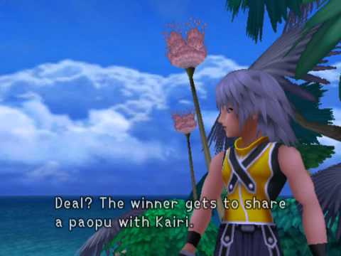 Kingdom Hearts, English cutscene: 23 - Sharing with Kairi - HD 720p