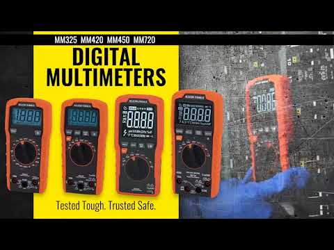 Digital Multimeter, Manual-Ranging, 600V - MM325 | Klein Tools