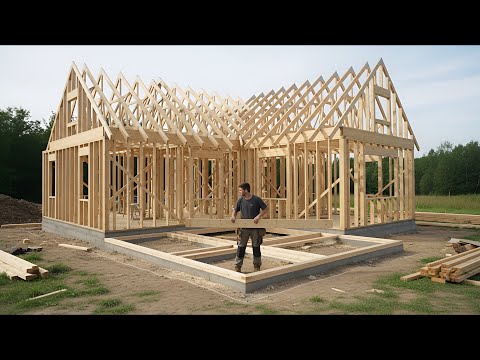 I Couldn’t Believe on This Off Grid Cabin Build…Until I saw his Strategy | Start to Finish 