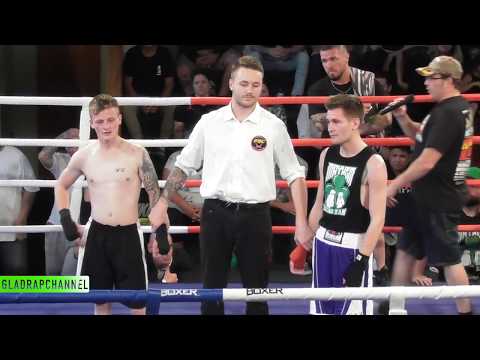 Fight 1: Brett Pedley (57.8kg) vs Jordan Nason (56.3kg) - Xmas Bash 14Dec17