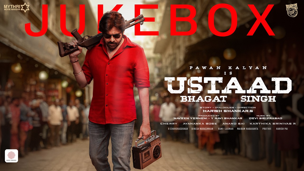 Ustaad Bhagat Singh - Audio Jukebox | Pawan Kalyan | Sreeleela | Devi Sri Prasad