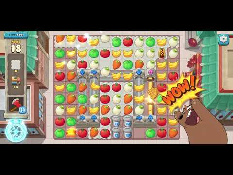 We Bare Bears Match3 Repairs Level 1391 - No Boosters