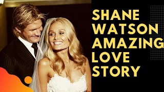 Shane watson incredible love story🥰    #shane Watson  #shorts   #THE ROCK CRICKET