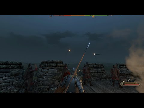 Mount & Blade 2 Bannerlord Night Siege Battle l Defending Takor Castle (1000 Man i7 4790+1060 6gb)