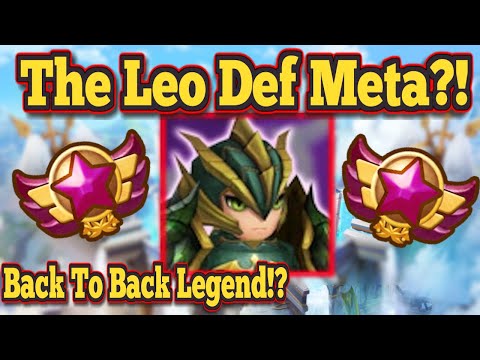 Does The Leo Defence Meta Give me Back to Back Legends?! - Summoners War