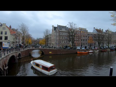 Walking in Amsterdam | Jordaan - City Centre🍂 | The Netherlands - 4K50