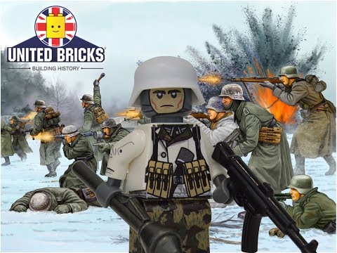 United Bricks WWII German Volksgrenadier Minifigure|ЛЕГО немецкий солдат на Арденны