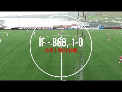 1. deild / 13. umfar, ÍF - B68, 1-0