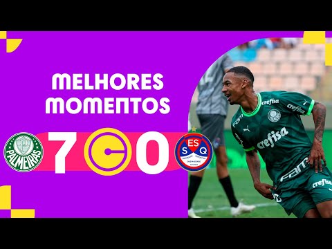 Gols e lances de Palmeiras x Queimadense