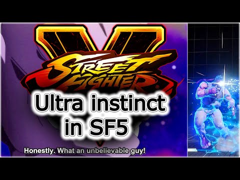 They Gave ultra instinct to everybody  Street Fighter 5 (Winter update)