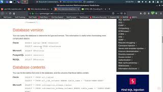 sql injection attack querying the database type and version on oracle | CyberWorldSec