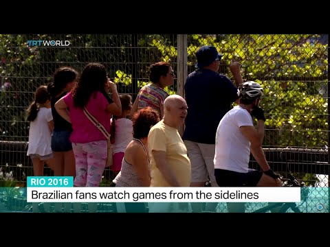 Rio 2016: Brazilian fans watch games from the sidelines, Anelise Borges reports