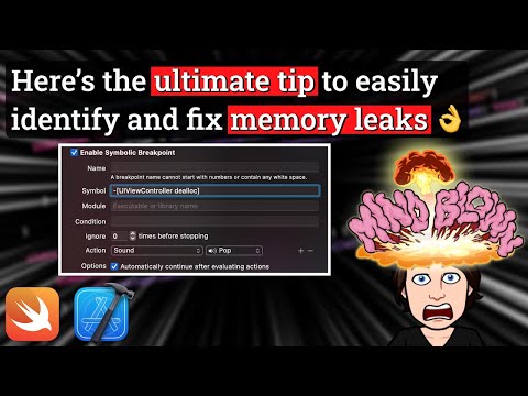 Here's the ULTIMATE tip to find memory leaks in Xcode! thumbnail