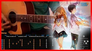 Download lagu Your Lie in April ED 2 - Orange | Acoustic Guitar Lesson [Tutorial   TAB   Chords] mp3