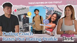 Professional Dating Coach Rates Our Online Dating Profiles | RATED Ep.5