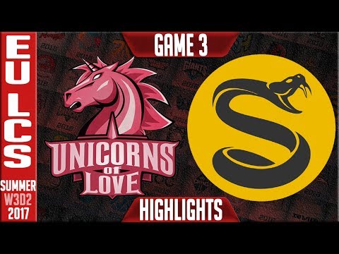 Unicorns of Love vs Splyce Highlights Game 3 | EU LCS Week 3 Summer 2017 | UOL vs SPY G3