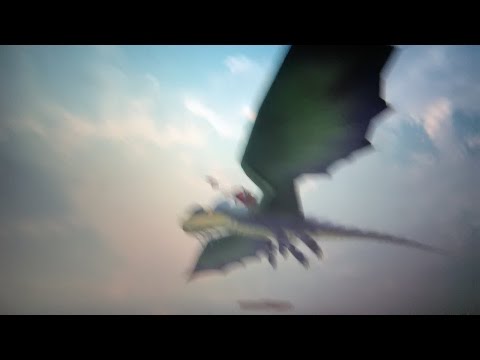 School of dragons   .   Flying with my shockjaw named Amethyst