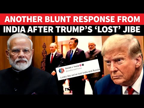 India's NO-NONSENSE Comeback After Trump's 'Lost' Dig Over Bold Bonhomie Display With Putin