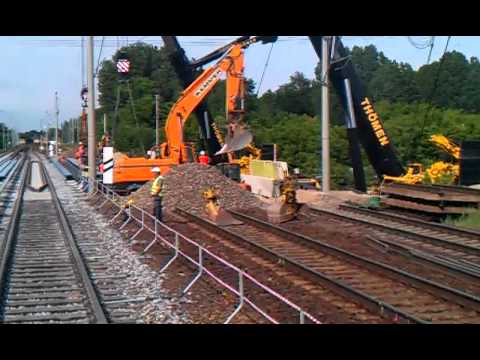Brückenbau über die A 10
