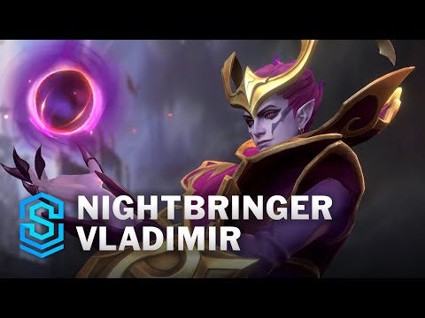 Nightbringer Vladimir Wild Rift Skin Spotlight