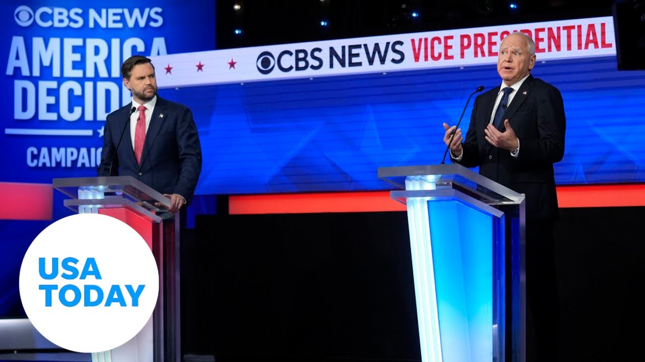 VP debate: Vance, Walz on gun laws, school shootings | USA TODAY