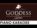 Laufey - Goddess - HIGHER Key (Piano Karaoke Instrumental)