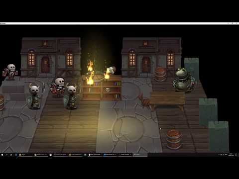 Defold Engine. Using simple 2D sprites for 3D like effect.