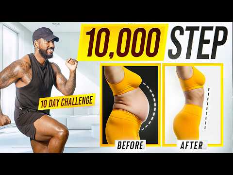 10 Day - 10,000 STEP Challenge | No Jumping Home Workout!
