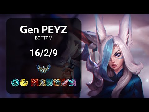 Gen Peyz Xayah vs Vayne BOTTOM - KR  Patch 13.15