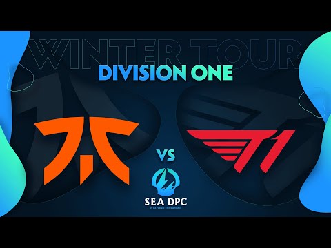 Fnatic vs T1 Game 1 - DPC SEA Div 1: Winter Tour 2021/2022 w/ GoDz & johnxfire