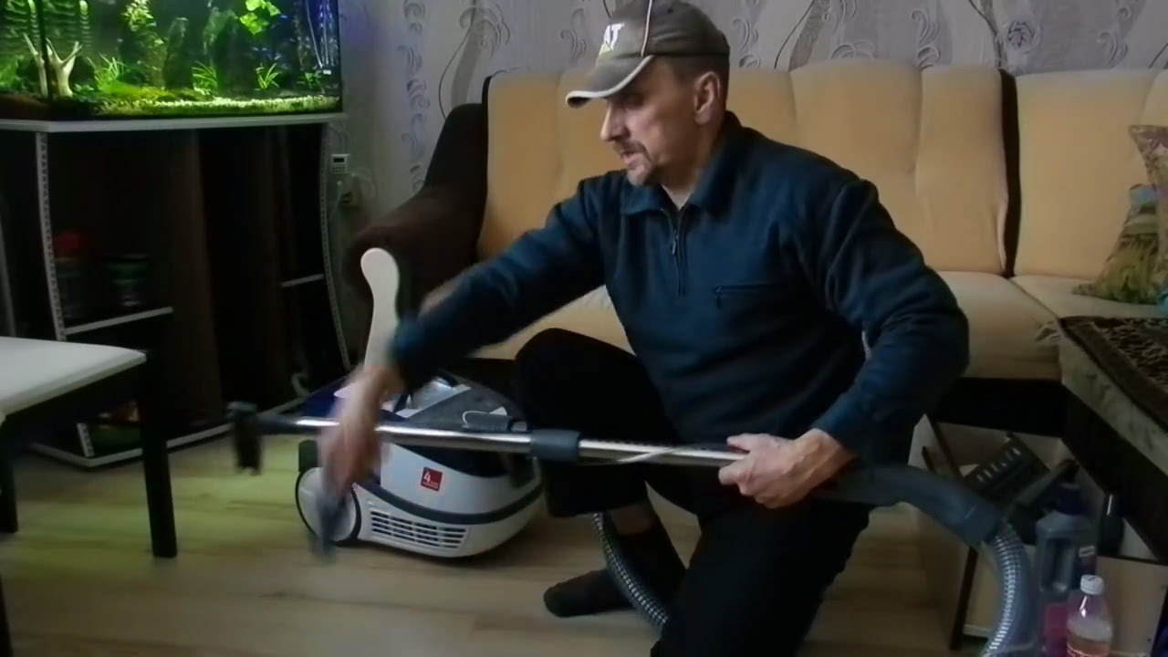 Пылесос моющий Zelmer ZVC752SPRU синий/серый