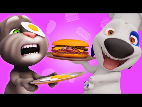 Talking Tom 🐱 Cooking Battle 😀 Cartoon for kids Kedoo ToonsTV