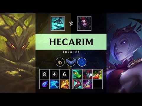 Hecarim Jungle vs Elise - EUW Diamond Patch 25.13