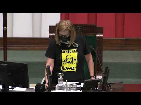 Małgorzata Gosiewska: Ukraina! Precz z Putinem!