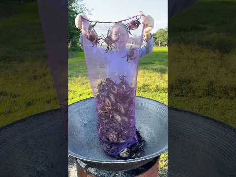 Crab crispy cook recipe and eat #shortvideo #shorts #recipe #food #cooking