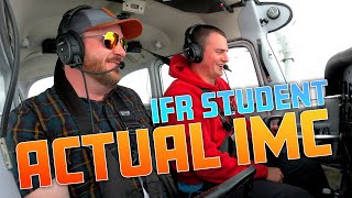 He's NEVER been in the clouds! | Student Pilot IFR Flight Training