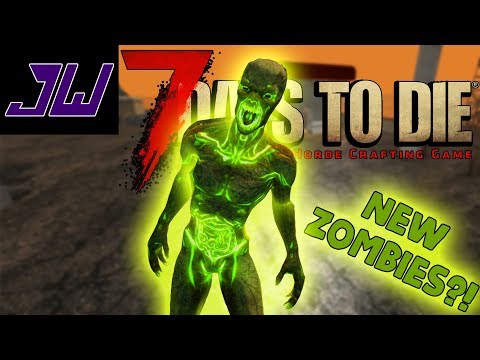 THERE'S NEW GLOWING BOSS ZOMBIES?! | 7 Days to Die | Let's Play Alpha 16 Gameplay | Episode 21