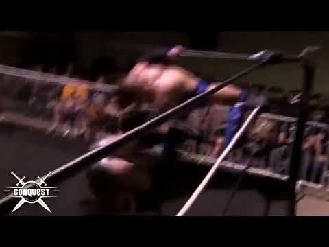 Ace Austin - Awesome Clothesline, DDT Snapmare & Double Jump Roundhouse Kick