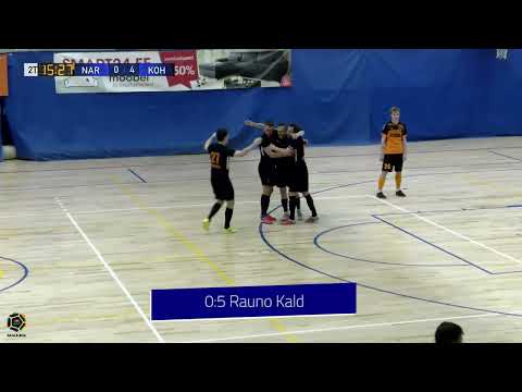 Coolbet saaliliiga 1/4-finaal: Narva United FC - JK Kohila 2:5 (19.03.2022)