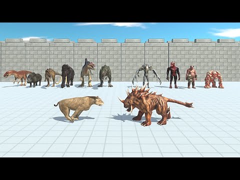 PREHISTORIC MAMMALS & CARNIVORE DINOSAURS VS INFERNALS - Animal Revolt Battle Simulator