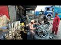 Ingenious Afgan Mechanic Rebuilding A Destroyed German V10 Engine