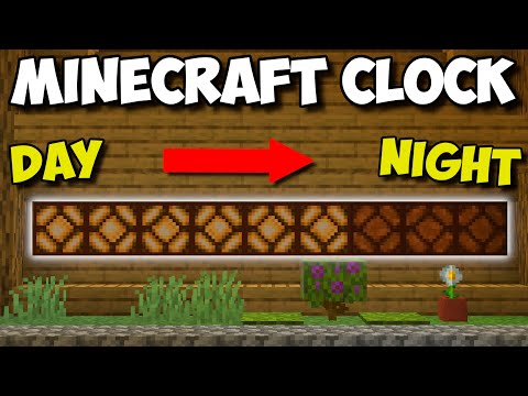 (1.17+) How To Make A WORKING Redstone CLOCK In Minecraft!!! - Day/Night Clock Tutorial