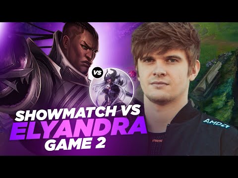 RHOBALAS : SHOWMATCH VS ELYANDRA - LUCIAN VS SYNDRA | LOL FR