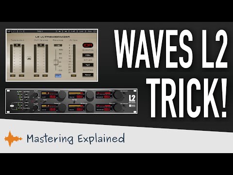 How to use the Waves L2 Ultramaximizer for mastering – our favourite trick! | Mastering Explained