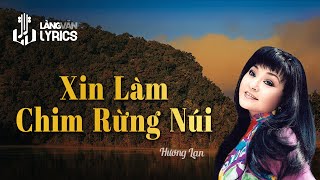 Hợp âm Xin Làm Chim Rừng Núi Trịnh Lâm Ngân