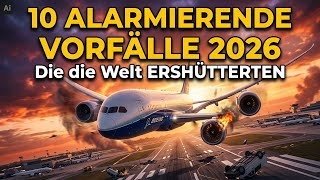 10 ALARMIERENDE Vorfälle 2026, die die Luftfahrtwelt erschütterten