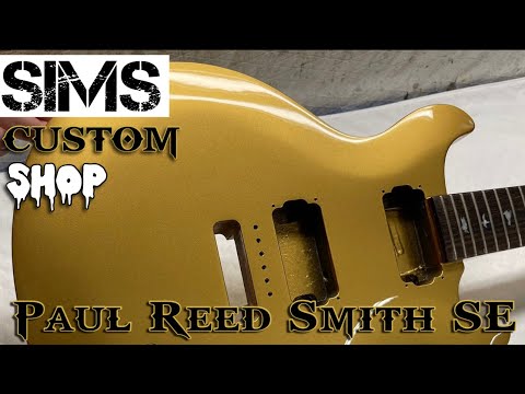 Paul Reed Smith SE - Gold Refinish by Sims Custom Shop